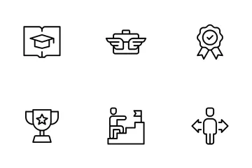 Career Growth Icon Pack