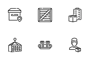 Cargo And Delivery Icon Pack