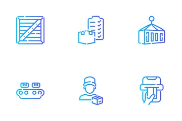 Cargo And Delivery Icon Pack