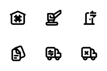 Cargo And Logistics Icon Pack