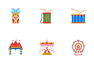 Carnaval Paquete de Iconos