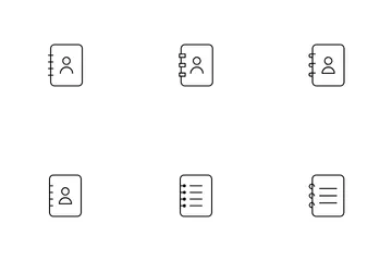 Carnet de contacts Pack d'Icônes