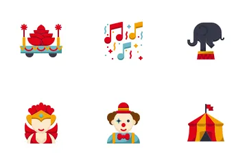 Carnival And Amusement Icon Pack