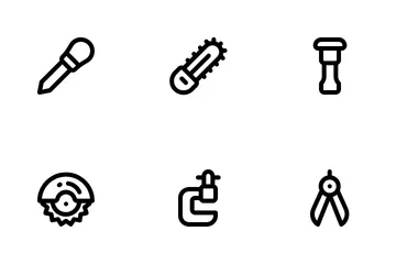 Carpenter Tools Icon Pack