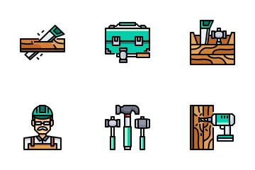 Carpentry Tools Icon Pack