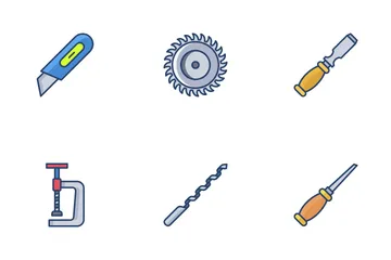 Carpentry Tools Icon Pack