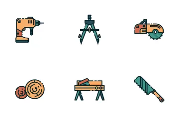 Carpentry Tools Icon Pack