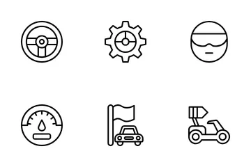 Carreras de RC Paquete de Iconos