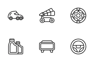 Carreras de RC Paquete de Iconos