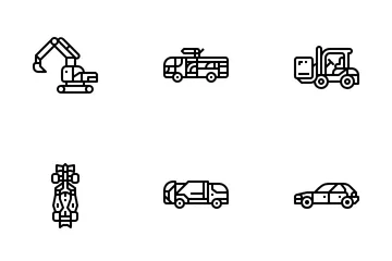 Carro Pacote de Ícones