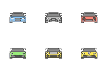 Carro esportivo Icon Pack