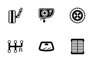 Peças automotivas Icon Pack