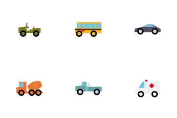 Cars And Trucks Icon Pack