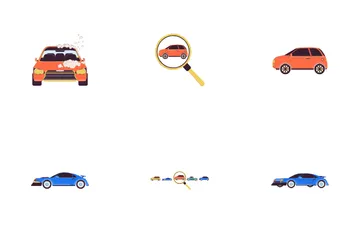 Cars Situations Icon Pack