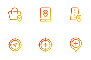 Carte et emplacement Icon Pack