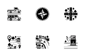 Carte et navigation Icon Pack