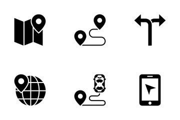 Carte et navigation Vol-2 Icon Pack