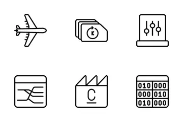 Cartographie des flux Pack d'Icônes