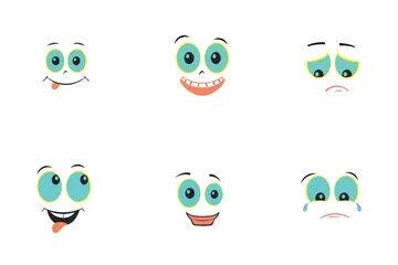 Cartoon Faces Icon Pack