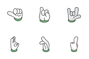 Cartoon Hands Icon Pack