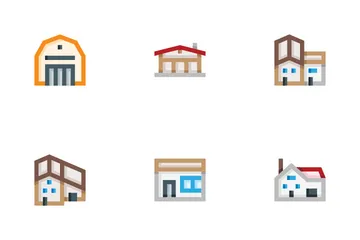 Casas Paquete de Iconos