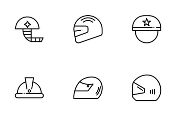 Casco Paquete de Iconos