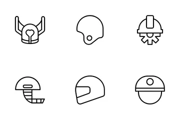 Casco Paquete de Iconos