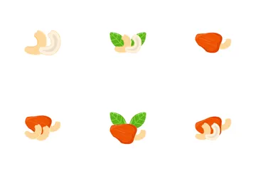Cashew Nuts Icon Pack