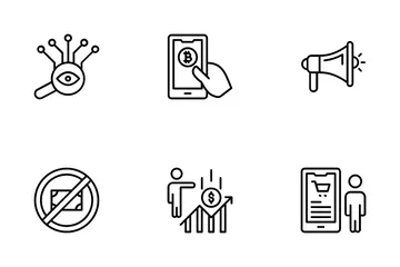 Cashless Economy Icon Pack