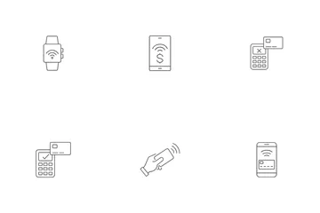 Cashless Payment Icon Pack