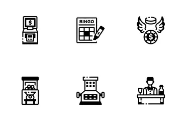 Casino And Gambling Club Icon Pack