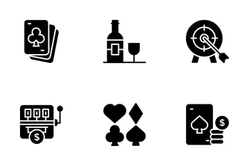 Casino-Elemente Symbolpack