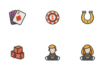 Casinos generales Paquete de Iconos