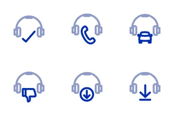Casque de musique Pack d'Icônes