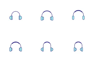 Casque de musique Pack d'Icônes