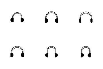 Casque de musique Pack d'Icônes