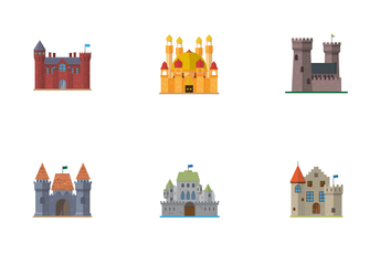 Castles, Palaces And Ruins Icon Pack