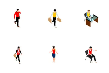 Casual City People Icon Pack