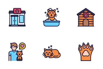 Cat Adoption Icon Pack
