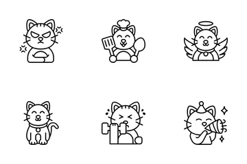 Cat Avatars Icon Pack