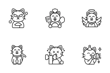 Cat Avatars Icon Pack