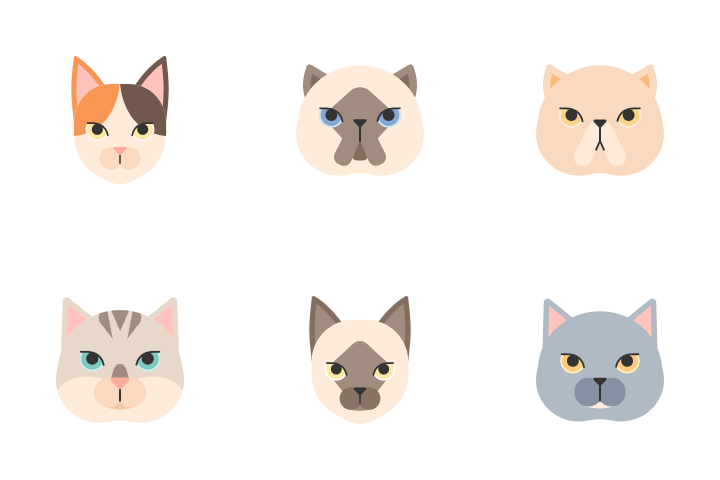 Oriental cat - Free animals icons