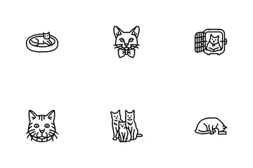 Cat Breeding Genetics Cattery Icon Pack