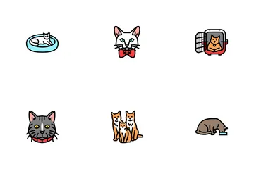 Cat Breeding Genetics Cattery Icon Pack