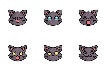 Cute Cat Icon, Cute Animal Iconpack