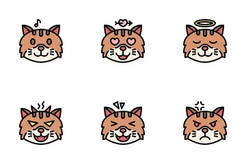 Cat Emoji Icon Pack