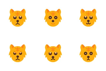 Cat Emoticons Icon Pack