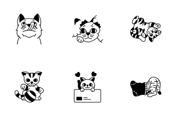Cat Emotion Icon Pack