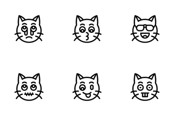 Cat Emotions Icon Pack