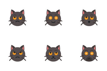 Cat Emotions Icon Pack